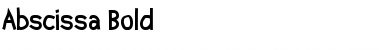 Abscissa Font