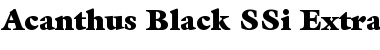 Download Acanthus Black SSi Font