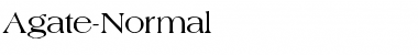 Agate-Normal Regular Font