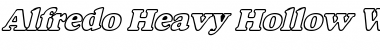 Alfredo Heavy Hollow Wide Font