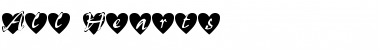 All Hearts Font