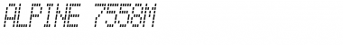 Alpine 7558M Font