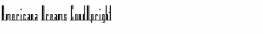 Americana Dreams CondUpright Font