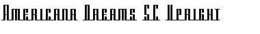 Americana Dreams SC Upright Font