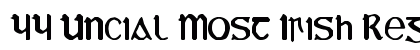 YY Uncial Most Irish Regular preview