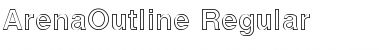 ArenaOutline Font