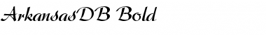 ArkansasDB Bold Font