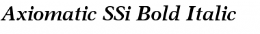 Axiomatic SSi Font