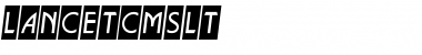 a_LancetCmSlt Regular Font