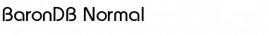 BaronDB Normal Font