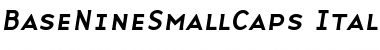 BaseNineSmallCaps Font