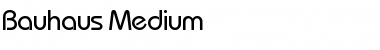 Bauhaus-Medium Font