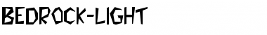 Bedrock-Light Regular Font