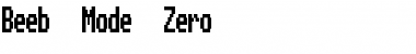 Beeb Mode Zero Regular Font