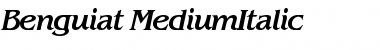 Download Benguiat-MediumItalic Font
