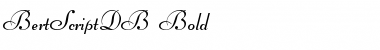 BertScriptDB Bold Font