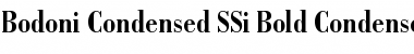 Bodoni Condensed SSi Bold Condensed Font