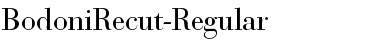 BodoniRecut Regular Font