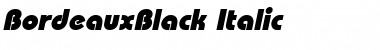 BordeauxBlack Font