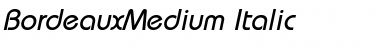 BordeauxMedium Font