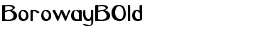 BorowayBOld Font