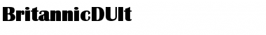 BritannicDUlt Regular Font