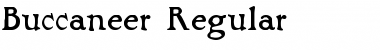 Buccaneer Regular Font