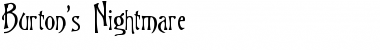 Burton's Nightmare Regular Font