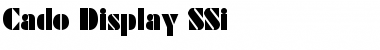Cado Display SSi Regular Font Cado Display SSi Regular Font