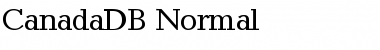 CanadaDB Font