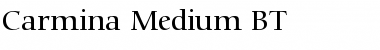 Carmina Md BT Medium Font