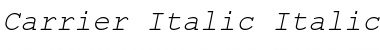 Courier New Italic Font Courier New Italic Font
