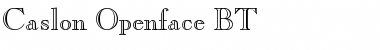 CaslonOpnface BT Regular Font