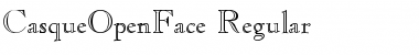 CasqueOpenFace Regular Font