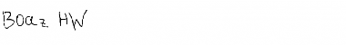 Boaz HW Font