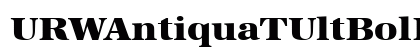 URWAntiquaTUltBolExtWid Regular preview