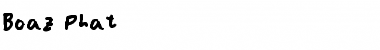 Boaz Phat Font