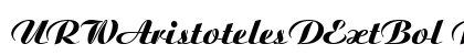 URWAristotelesDExtBol Regular preview