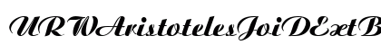 URWAristotelesJoiDExtBol Regular preview