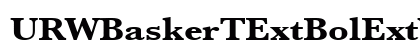 URWBaskerTExtBolExtWid Regular preview