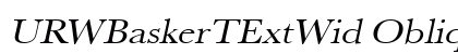 URWBaskerTExtWid Oblique preview