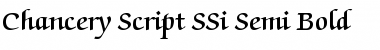Chancery Script SSi Font