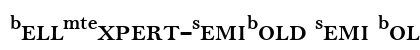 BellMTExpert-SemiBold Semi Bold preview