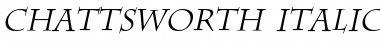 Chattsworth Italic Font