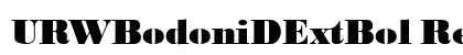 URWBodoniDExtBol Regular preview