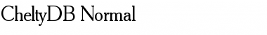 CheltyDB Normal Font