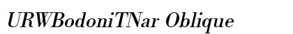 URWBodoniTNar Oblique Preview