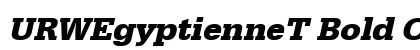 URWEgyptienneT Bold Oblique Preview