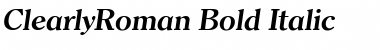 ClearlyRoman Font