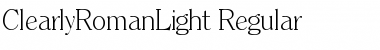ClearlyRomanLight Font